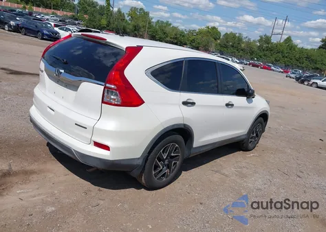 2016 Honda Cr-V Se из США, поврежденный, VIN 5J6RM3H40GL008672